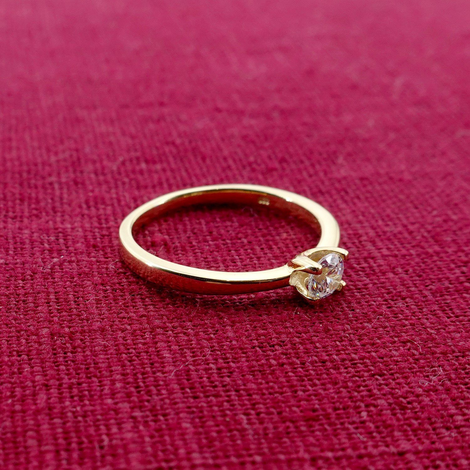 trendor Solitärring Gold 333/8K mit Zirkonia günstig online kaufen