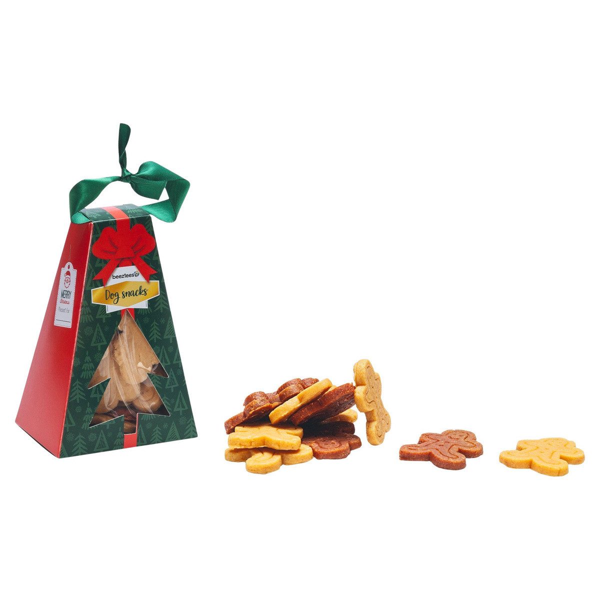 Beeztees Hundesnack X-Mas Lebkuchenmann 150 g, Snack für: Hund