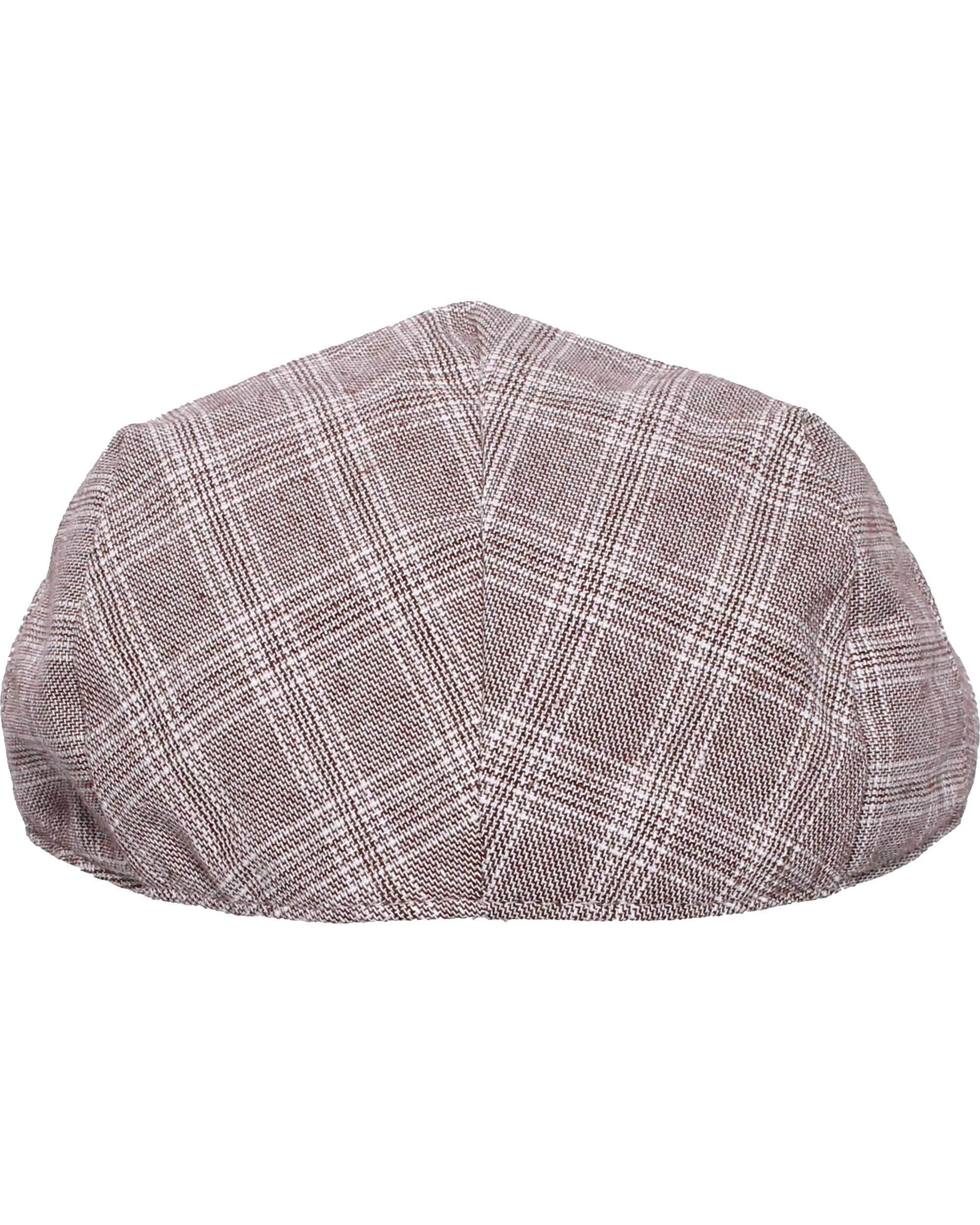 bugatti Flat Cap bugatti Flatcap mit Karomuster in Leinenmischung