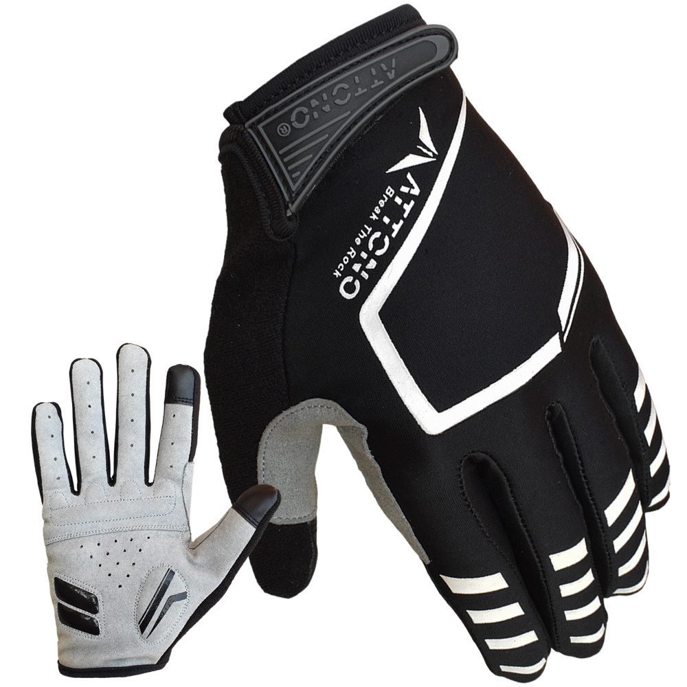 ATTONO Fahrradhandschuhe Mountainbike Gel Fahrrad BMX Touchscreen Sommer Handschuhe