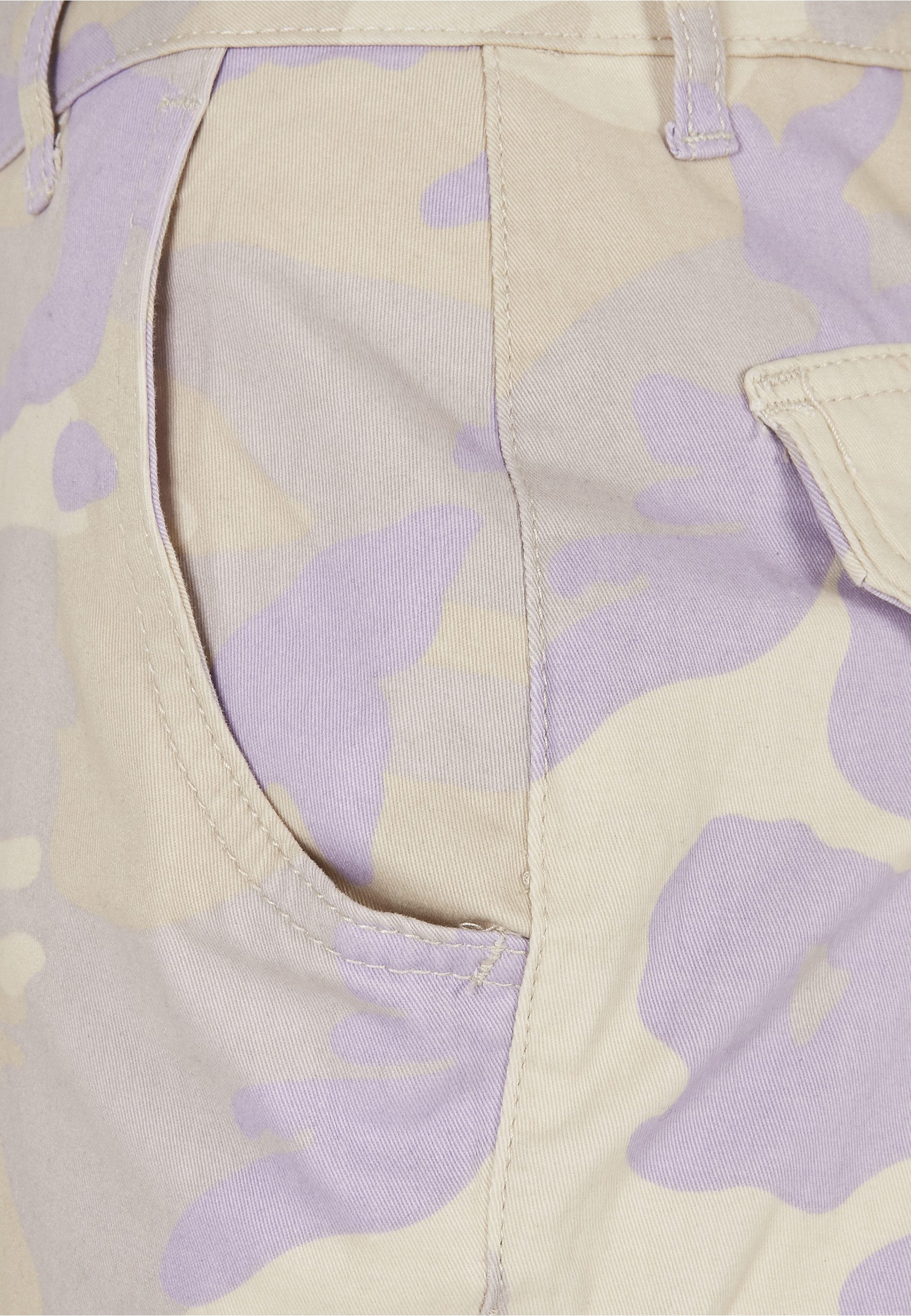URBAN CLASSICS Cargohose Urban Classics Damen Ladies High Waist Camo Cargo Pants (1-tlg)