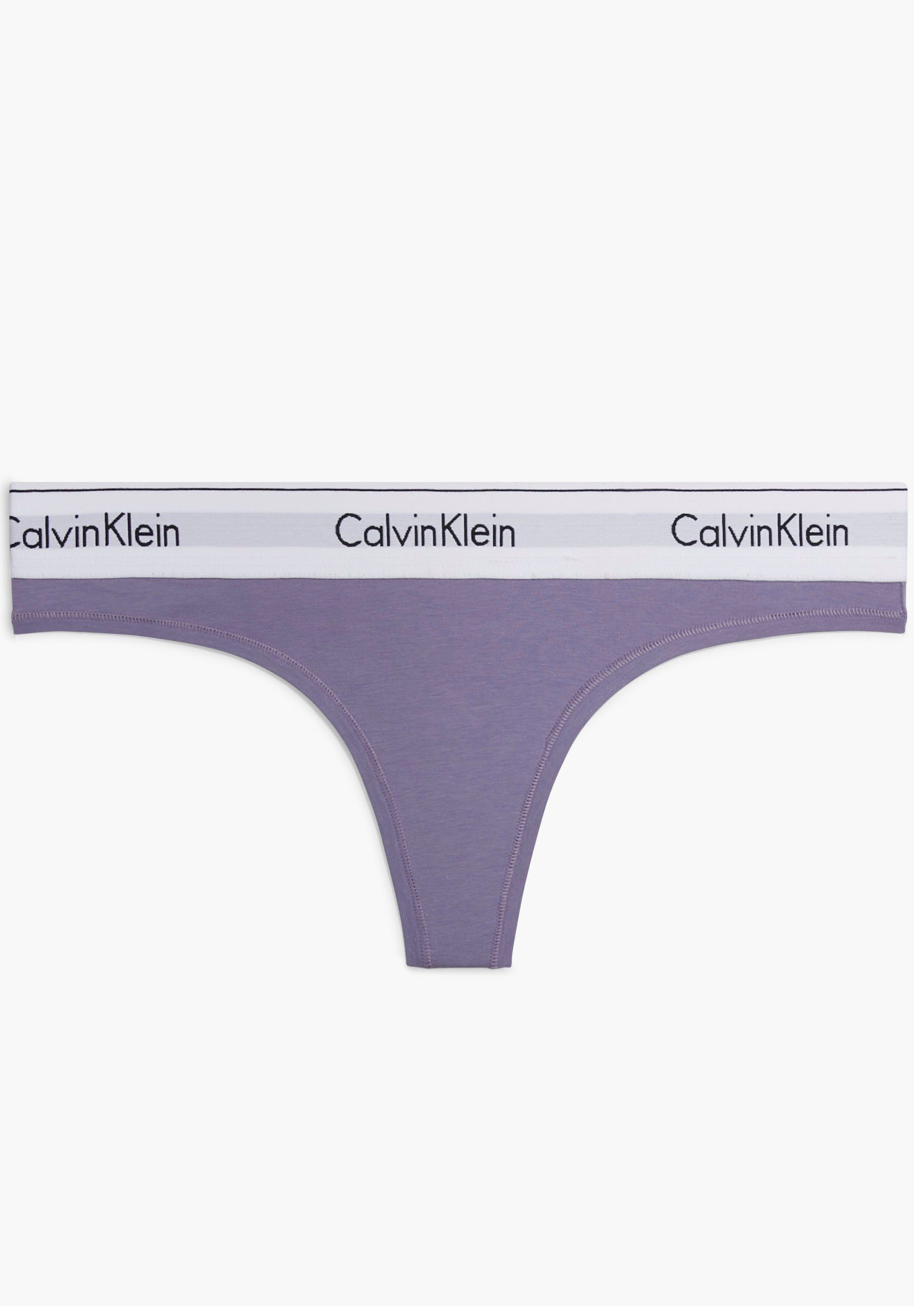 Calvin Klein Underwear T-String MODERN COTTON mit breitem Bündchen