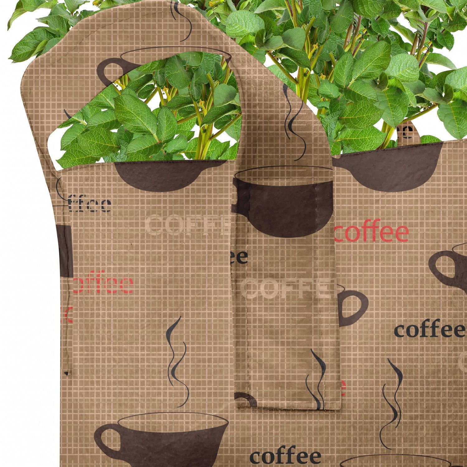 Stofftöpfe mit Pflanzkübel Küche Griffen hochleistungsfähig Kaffeetassen für Pflanzen, Espresso Abakuhaus