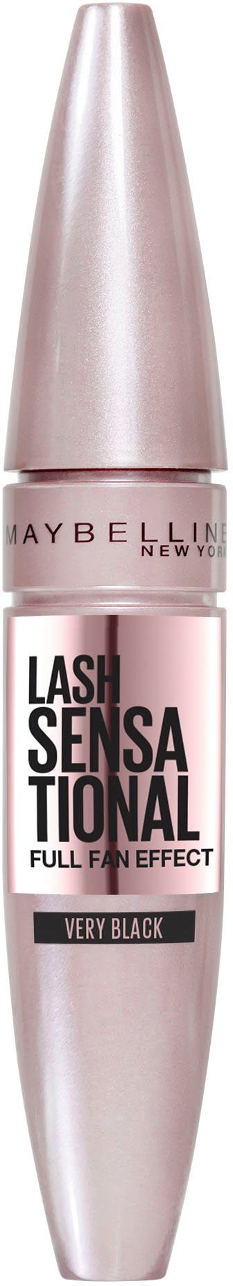 MAYBELLINE NEW YORK Mascara LASH SENSATIONAL MASCARA, Voller-Wimpern-Fächer-Effekt
