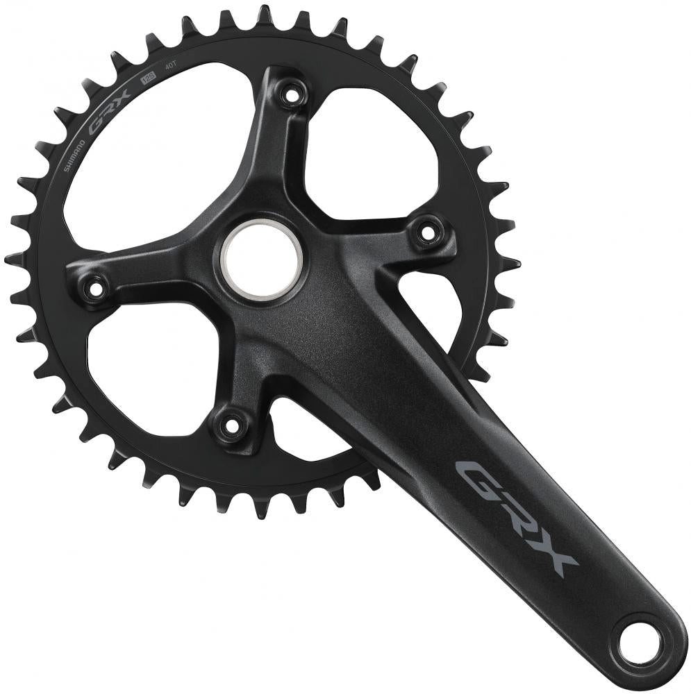 Fahrradkurbel SHIMANO Kurbelgarnitur GRX FC-RX610-1 - 610-1, 175 mm, 40 Zähne
