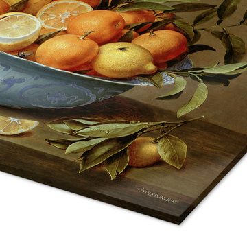 Posterlounge Acrylglasbild Jacob van Hulsdonck, Stilleben mit Orangen und Zitronen, Malerei