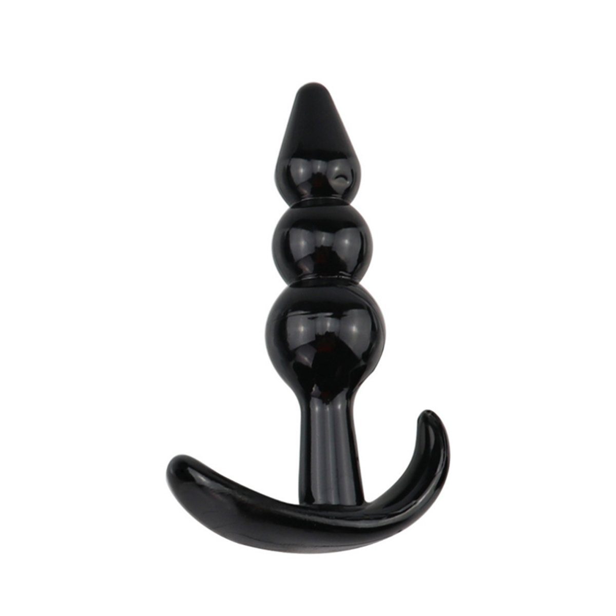 Analdildo Schwarz 3 Perlen - TPFSecret Frauen, für Analplug Männer Kugeln Anal Dildo, ergonomischer Durchmesser und mit unterschiedlichem und