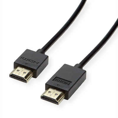 ROLINE 4K HDMI Ultra HD Kabel mit Ethernet, aktiv, ST/ST Audio- & Video-Kabel, HDMI Typ A Männlich (Stecker), HDMI Typ A Männlich (Stecker) (200.0 cm)