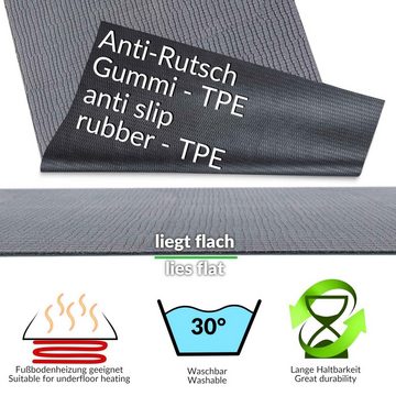 Küchenläufer Flurläufer Küchenläufer Teppichläufer Textil WILSON Premium Mosaik, ANRO, Rechteckig, Höhe: 3 mm, Textil