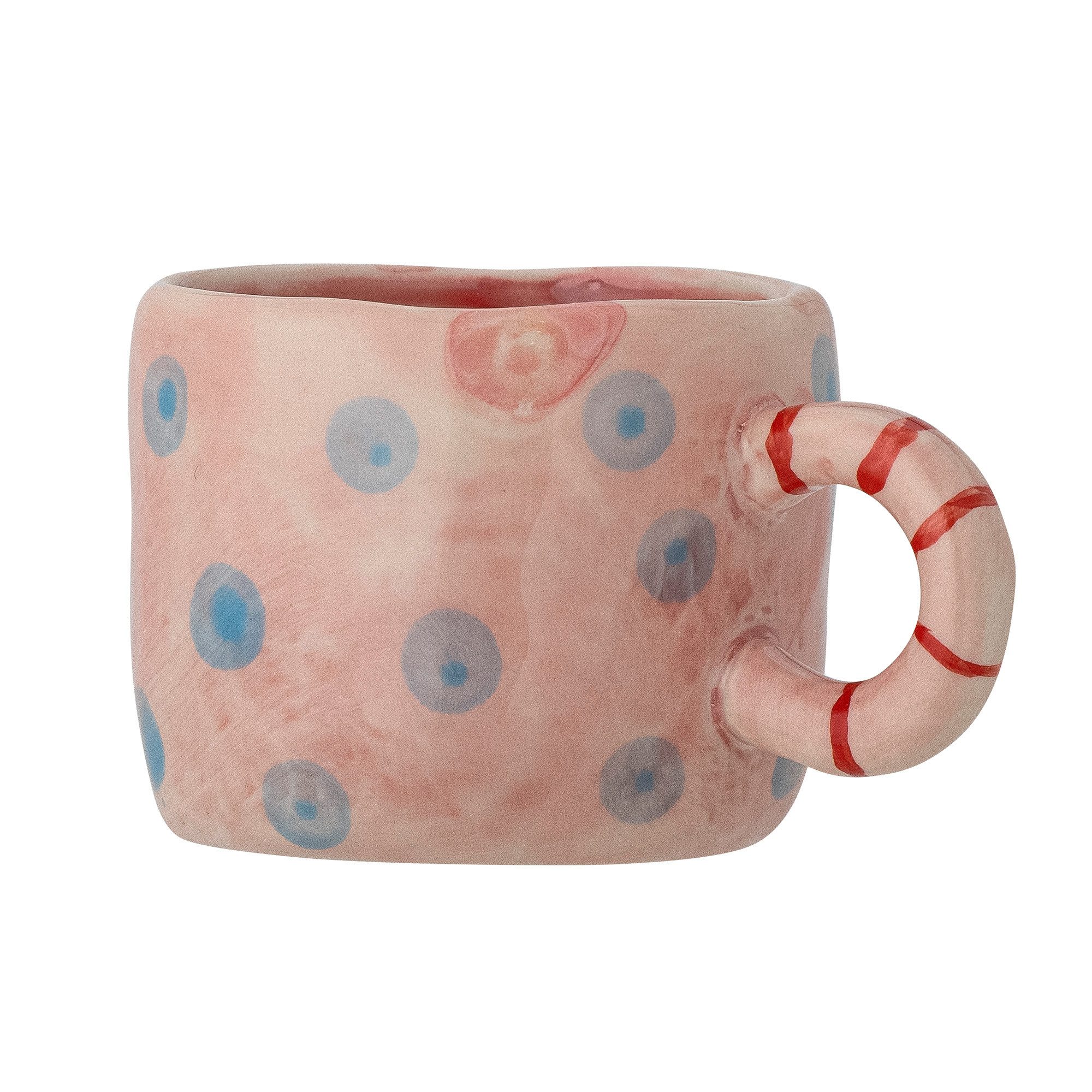 Bloomingville Tasse Bloomingville Nini Tasse, Rose, Steingut, 115 ml, Steingut