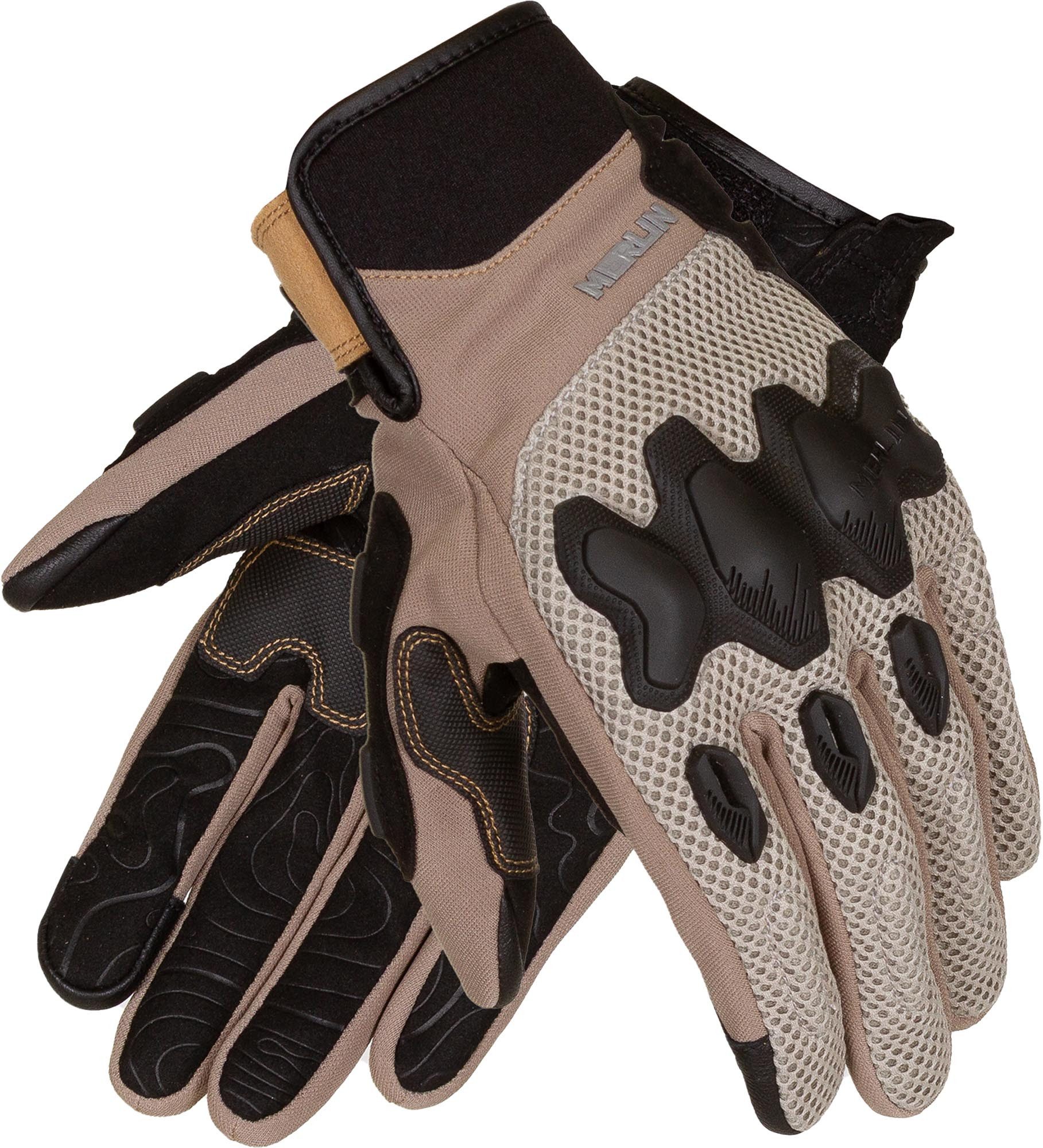 Merlin Motorradhandschuhe Airflow Trail Motorradhandschuhe perforiert,kurze Stulpe