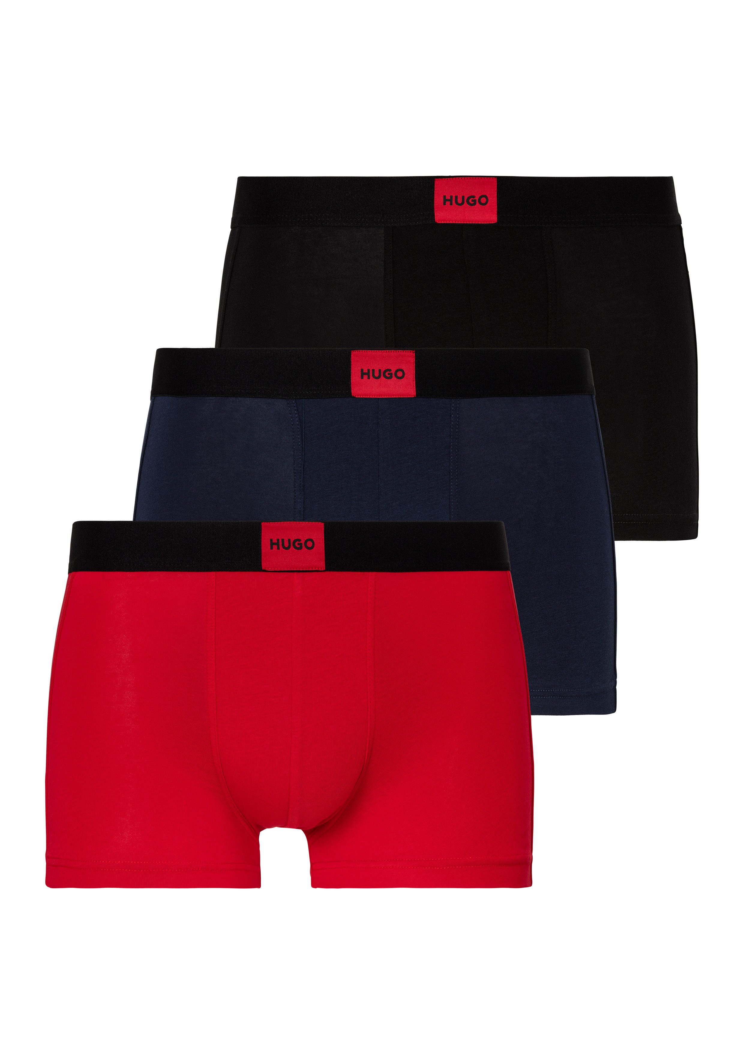 HUGO Trunk (Set, 3-St) mit kontrastfarbenen günstig online kaufen
