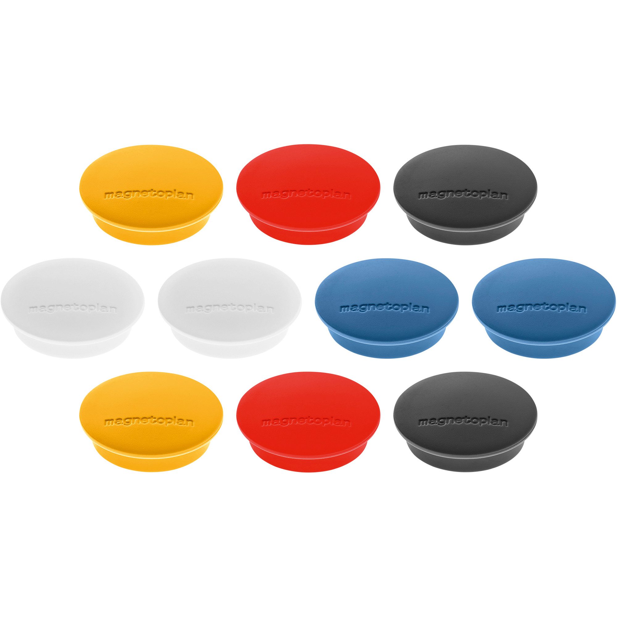 magnetoplan® Magnet Magnet Discofix Junior 1662110 34mm sortiert 10 Stück