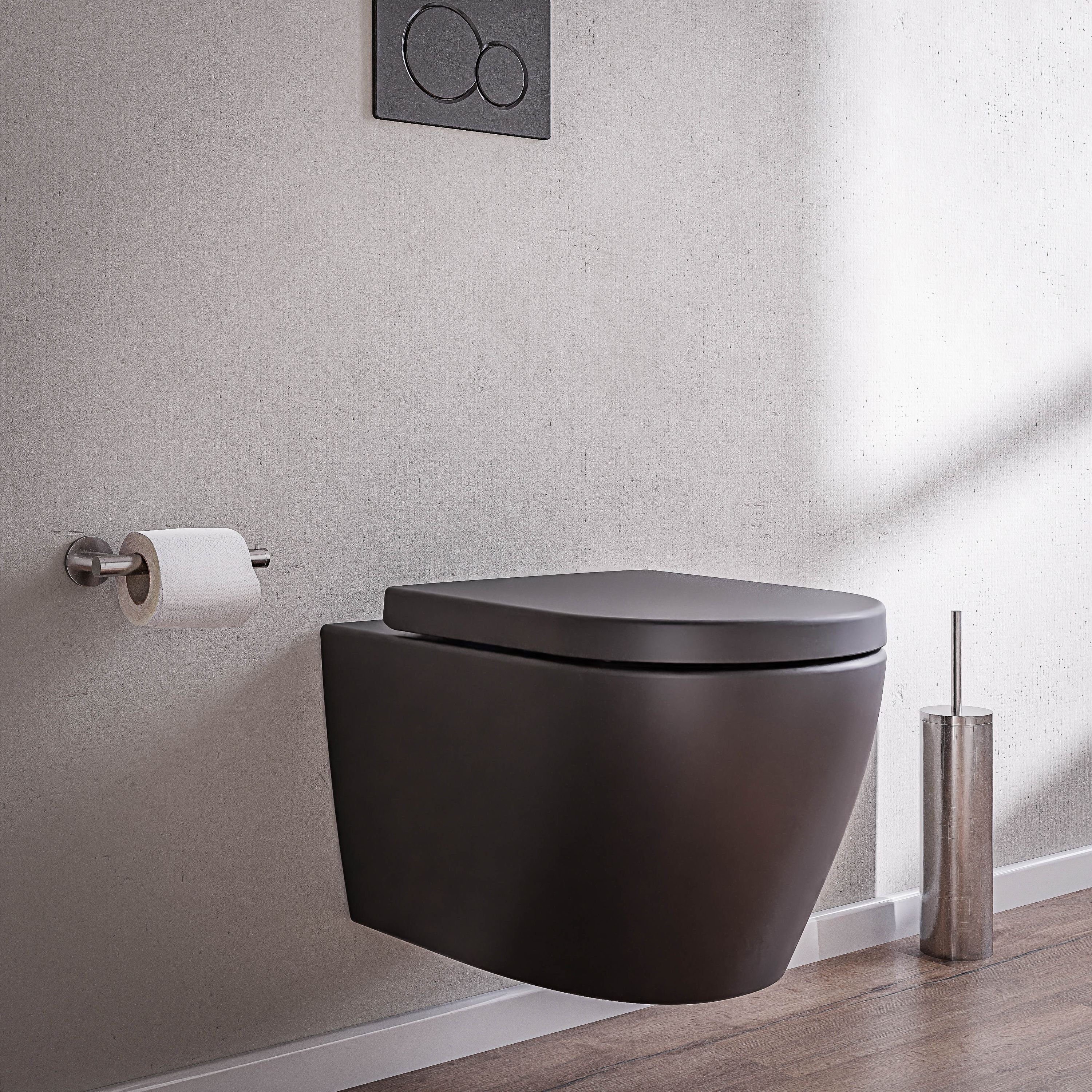 Bernstein Tiefspül-WC B-8030R, wandhängend mit WC-Sitz, günstig online kaufen