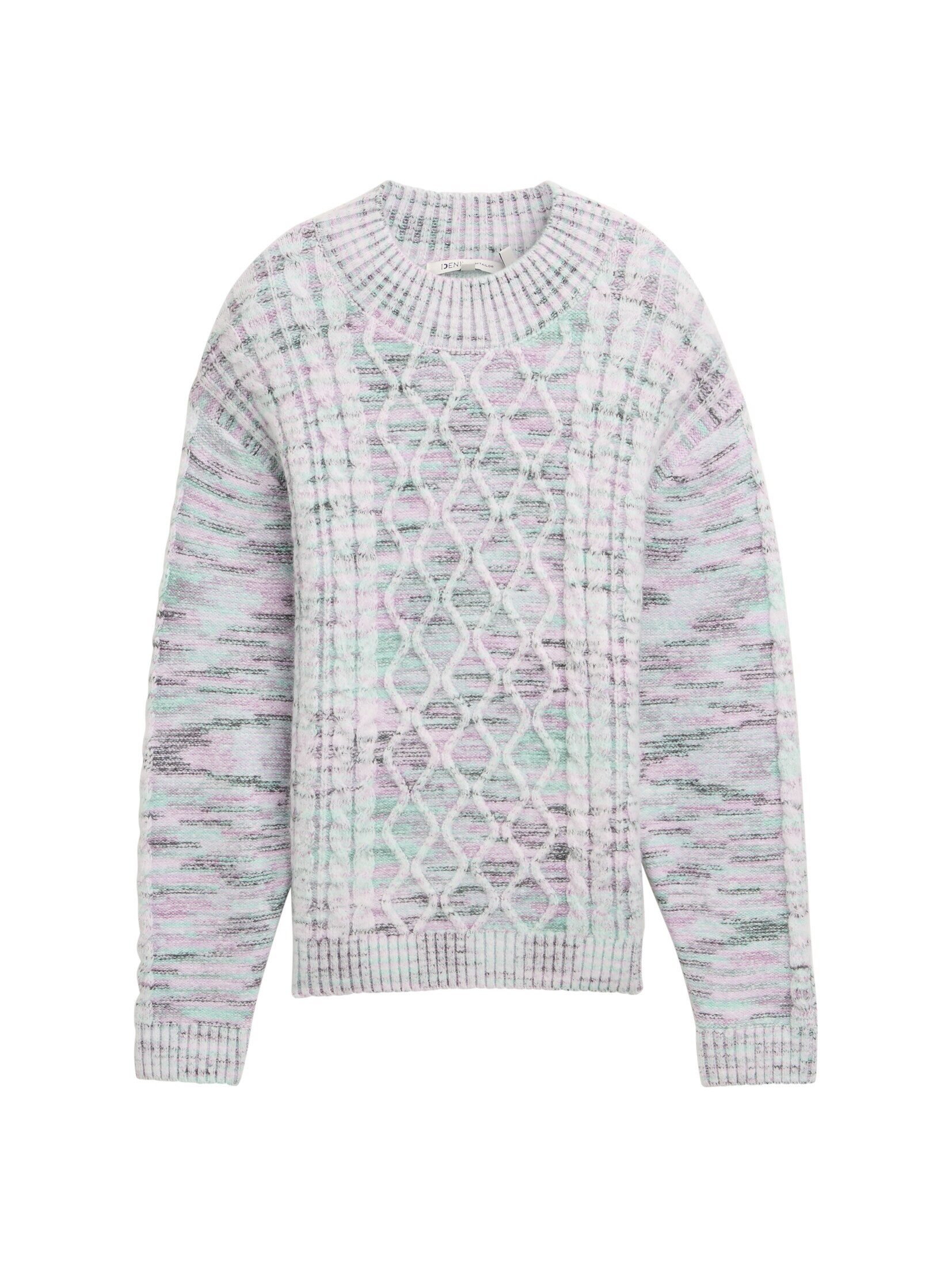 TOM TAILOR Denim Strickpullover Pullover & Strickjacken Pullover mit Zopfst günstig online kaufen