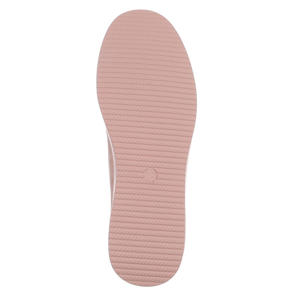 Ital-Design Damen Mokassin Slipper mit Zierriegel und Komfortsohle Slipper (91849457) Keilabsatz/Wedge Mokassins in Altrosa – Bild 3 von 5