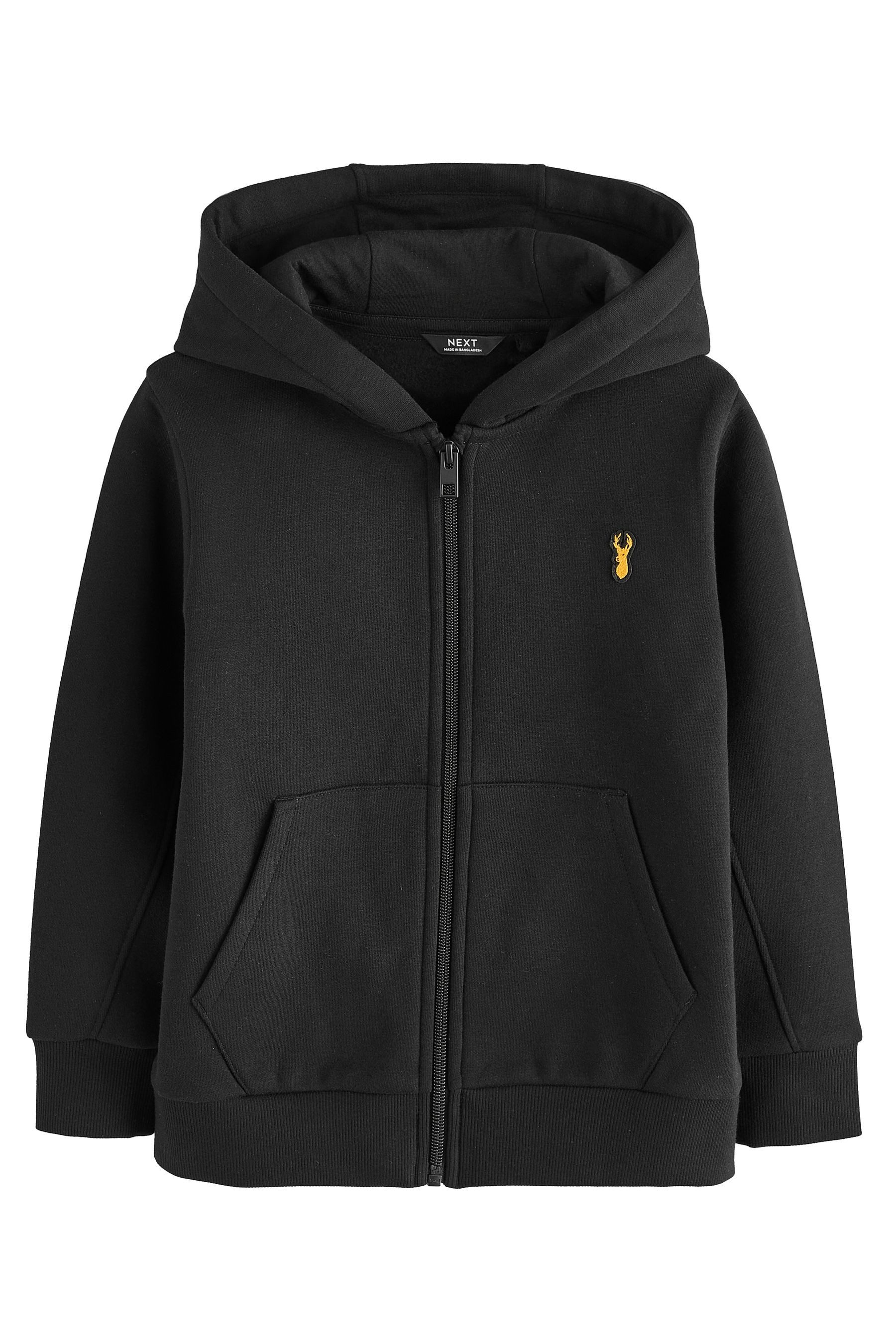 Next Hoodie Kapuzenjacke mit Reißverschluss und Hirsch (1-tlg)