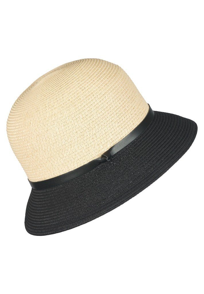 Bucket 9999-black Strohhut Loevenich Hat