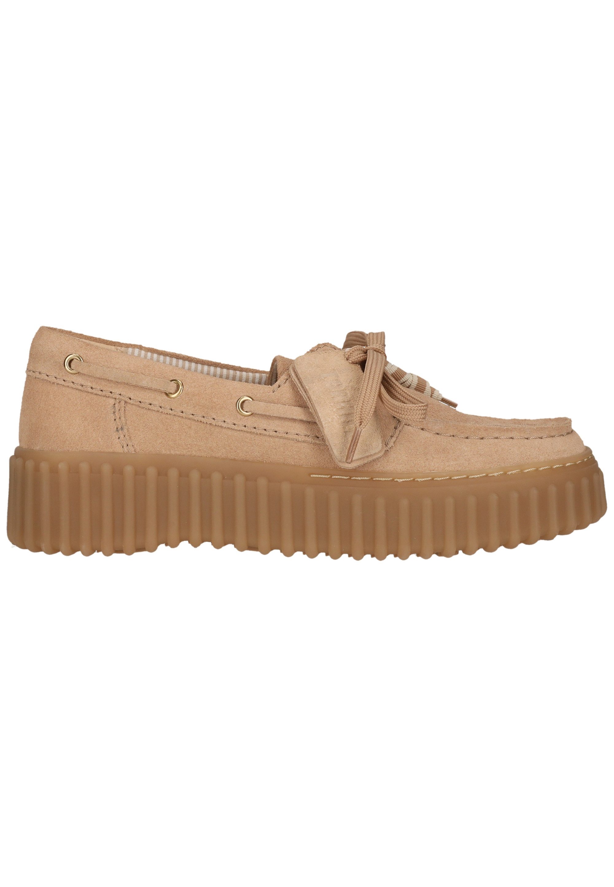 Clarks Torhill Boat Schnürschuh mit Contour Cushion-Fußbett