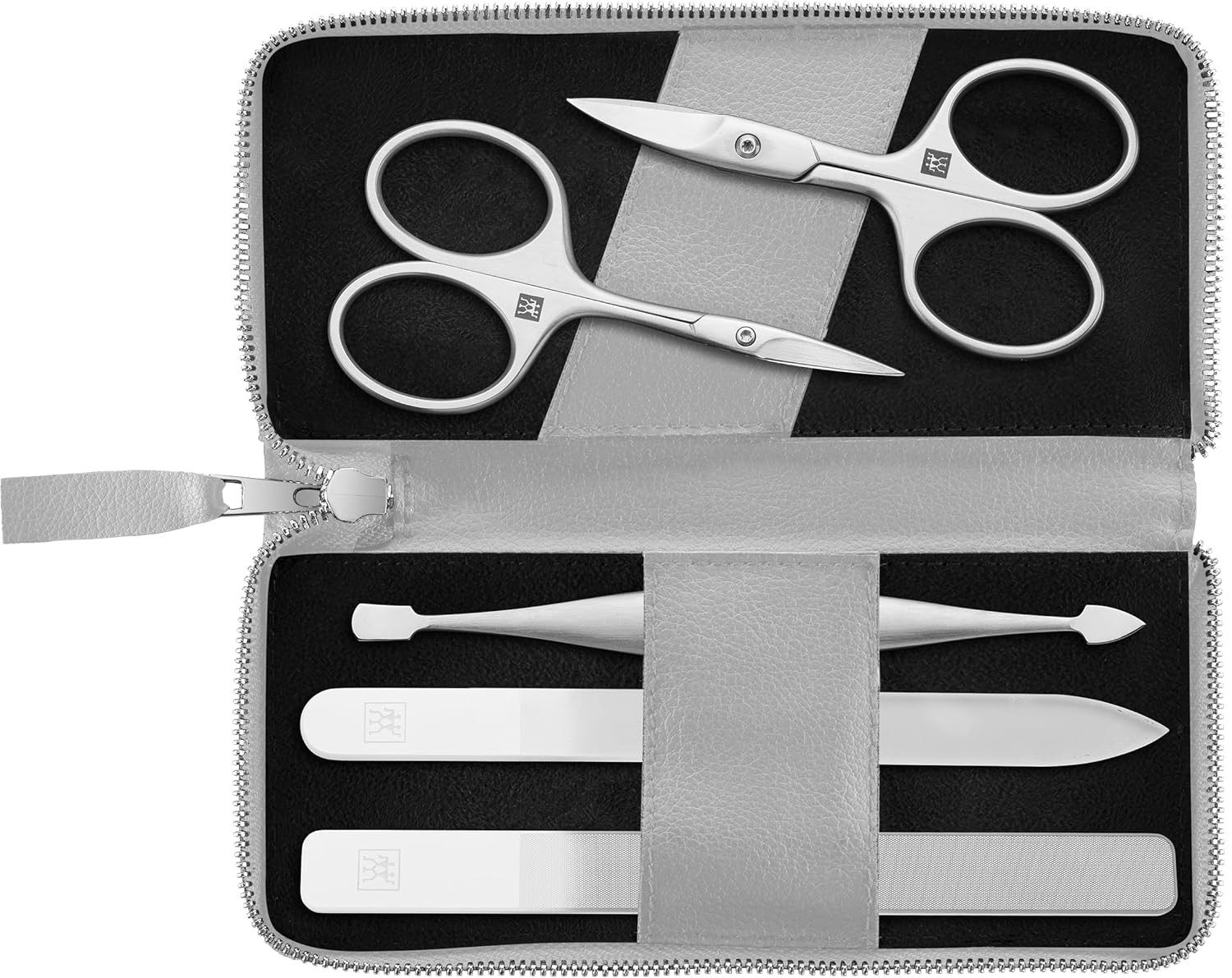 Zwilling Maniküre-Pediküre-Set Zwilling Premium Maniküre Set 5 tlg. vegan, grau, 5-tlg.
