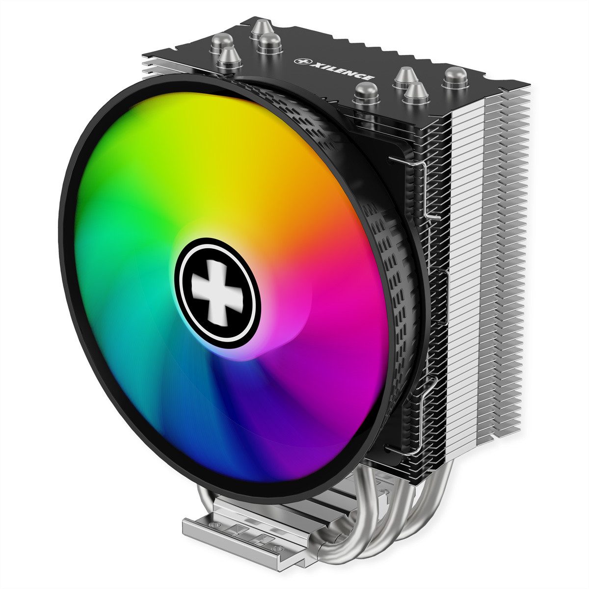 Xilence CPU Kühler XC149 ARGB CPU-Kühler, 120mm PWM FDB Lüfter, 200W TDP, XC149
