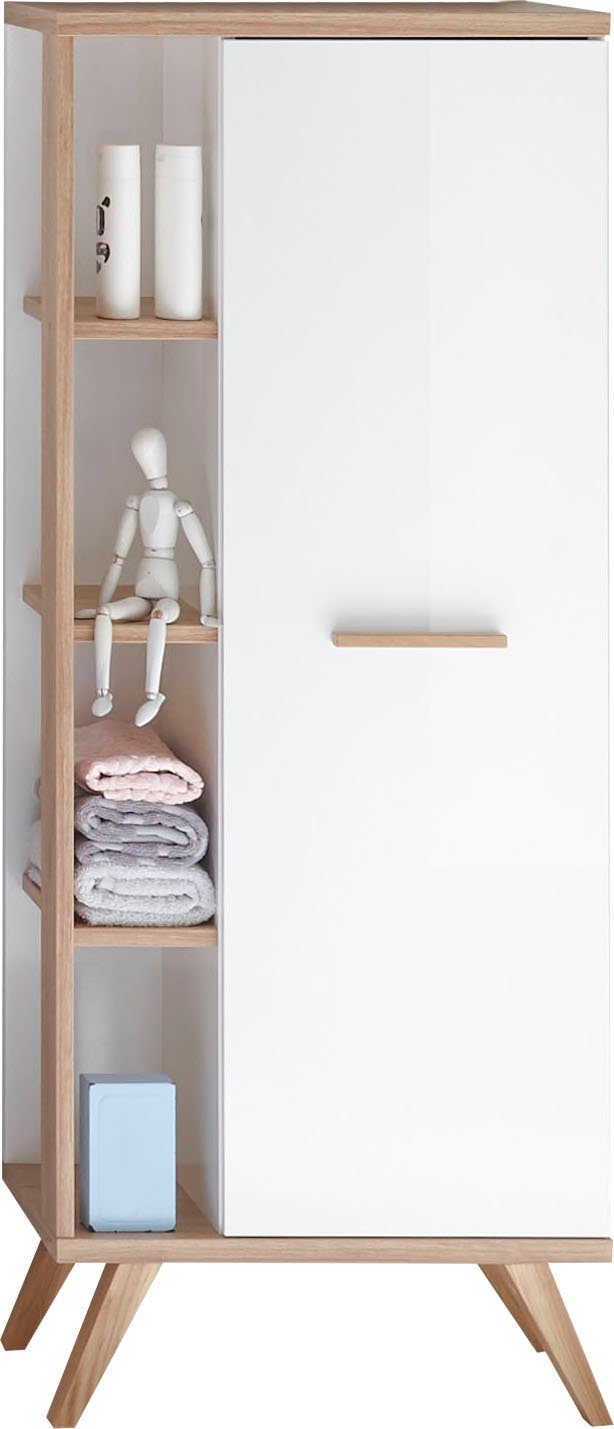 Saphir Midischrank "Quickset Badschrank 50,5 cm breit, 1 Tür, seitliche Abl günstig online kaufen