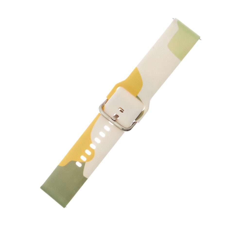 Hurtel Uhrenarmband Wechselarmband Sportarmband Ersatzarmband, Camouflage-Muster, Silikon, verstellbar, Schnellwechsel