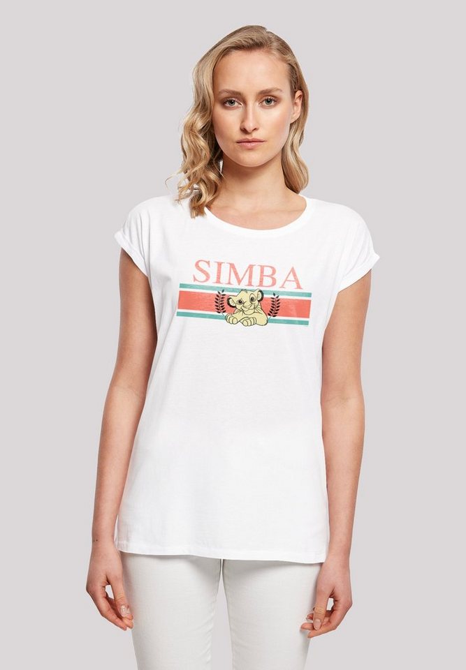 F4NT4STIC T-Shirt Disney König der Löwen Simba Stripes Print, Sehr weicher  Baumwollstoff mit hohem Tragekomfort