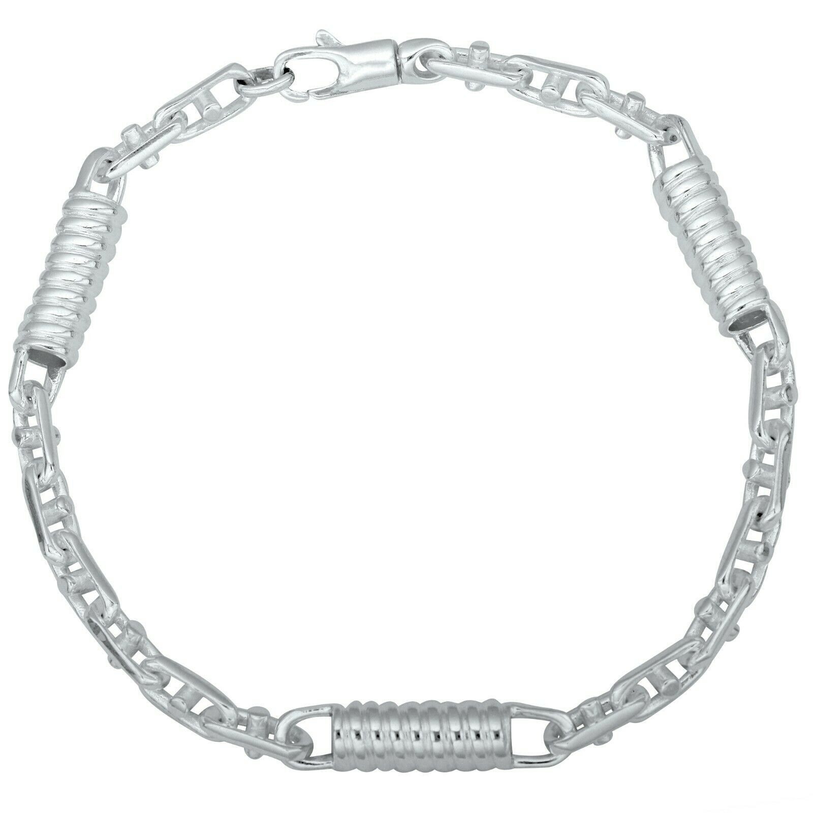 Silberarmband Monte Carlo Armband 6 mm 925er Silber Massiv Hochglanzpoliert