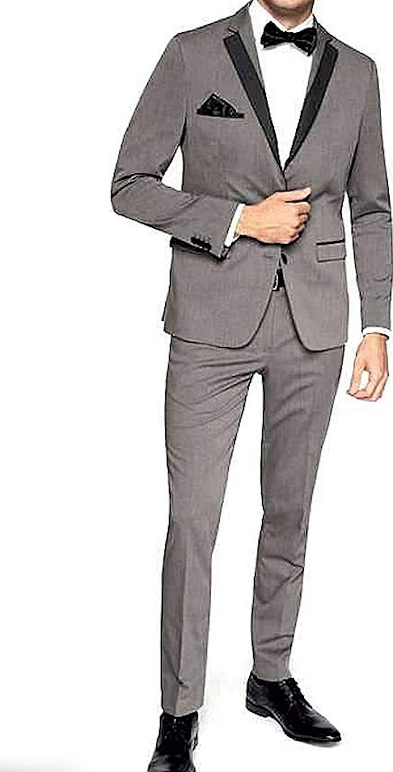 Keskin Collection Anzug Grau Schwarz 4 günstig online kaufen