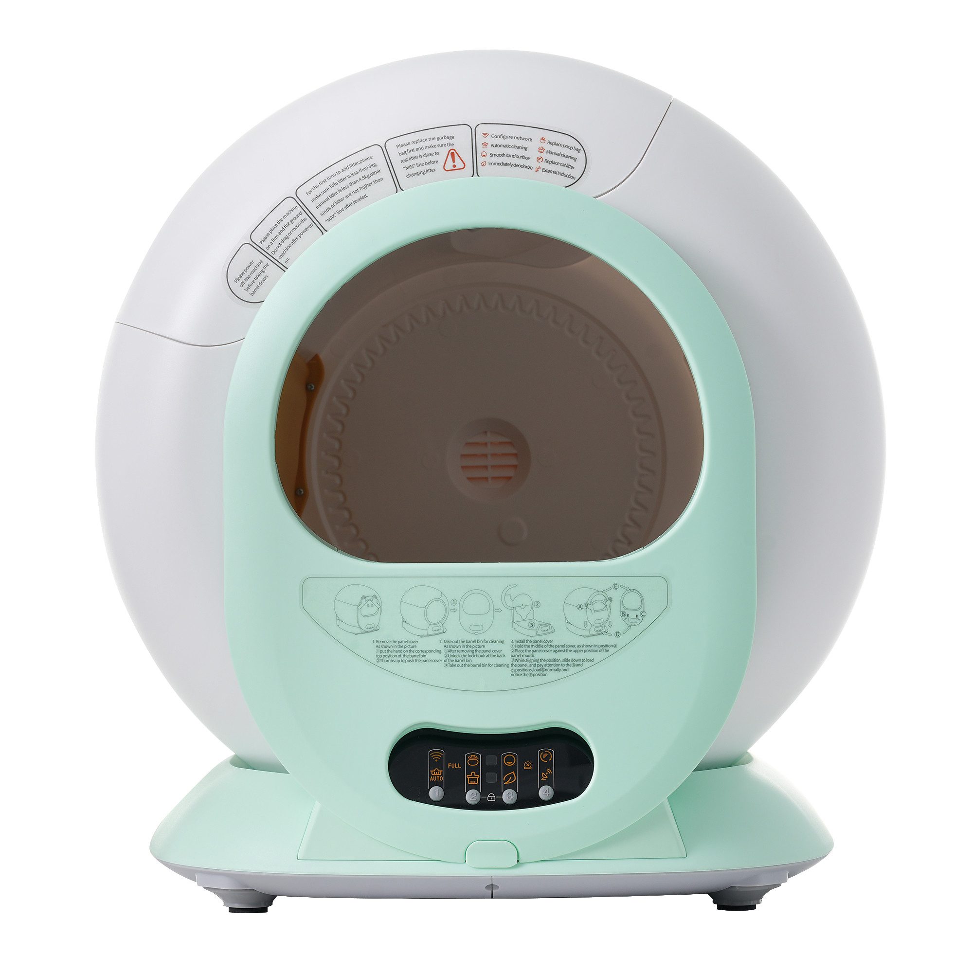 Katzentoilette 65L+9L Adaptive selbstreinigende Katzentoilette