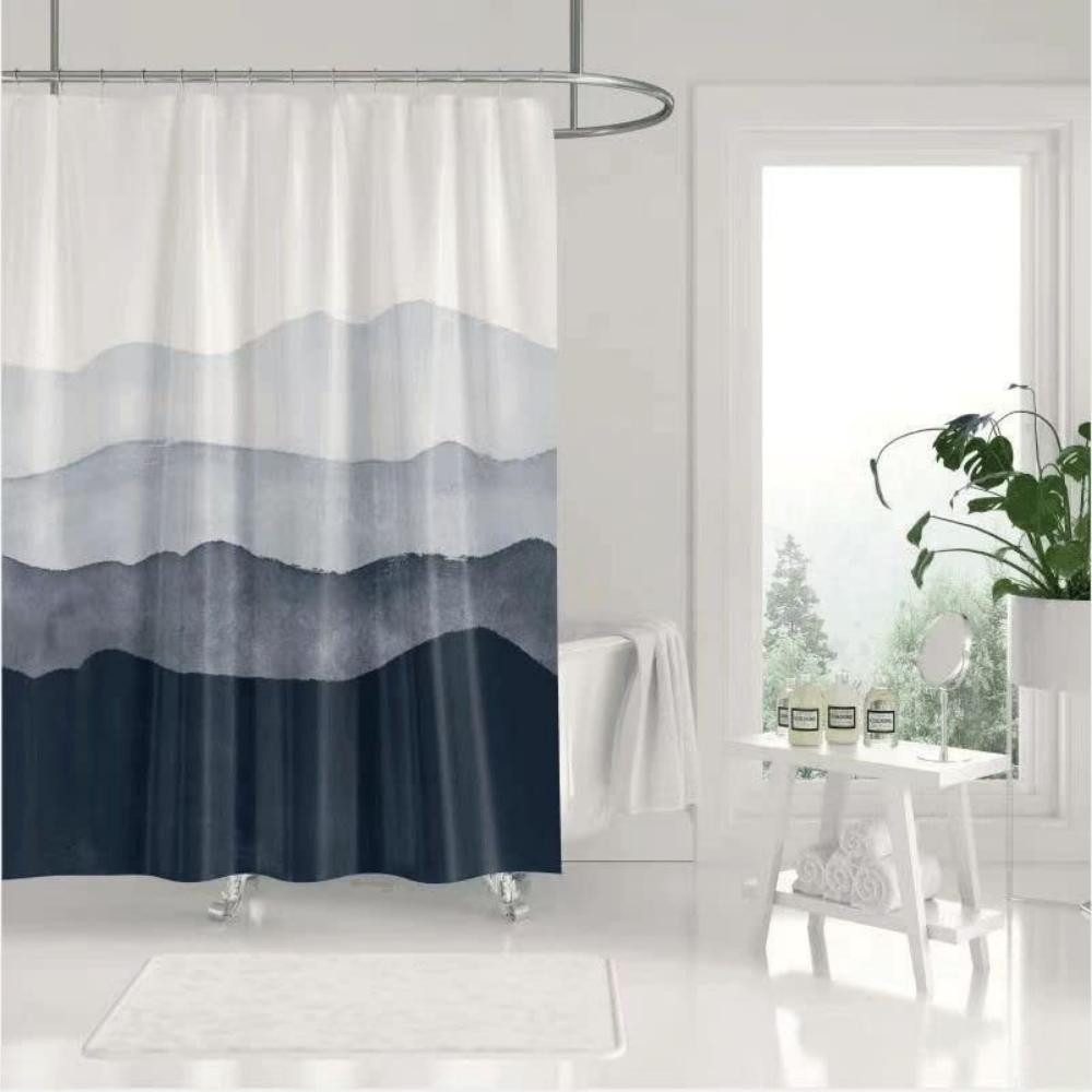 M&W DAS DESIGN Duschvorhang Shower curtains Anti schimmel Waschbar 180x200cm
