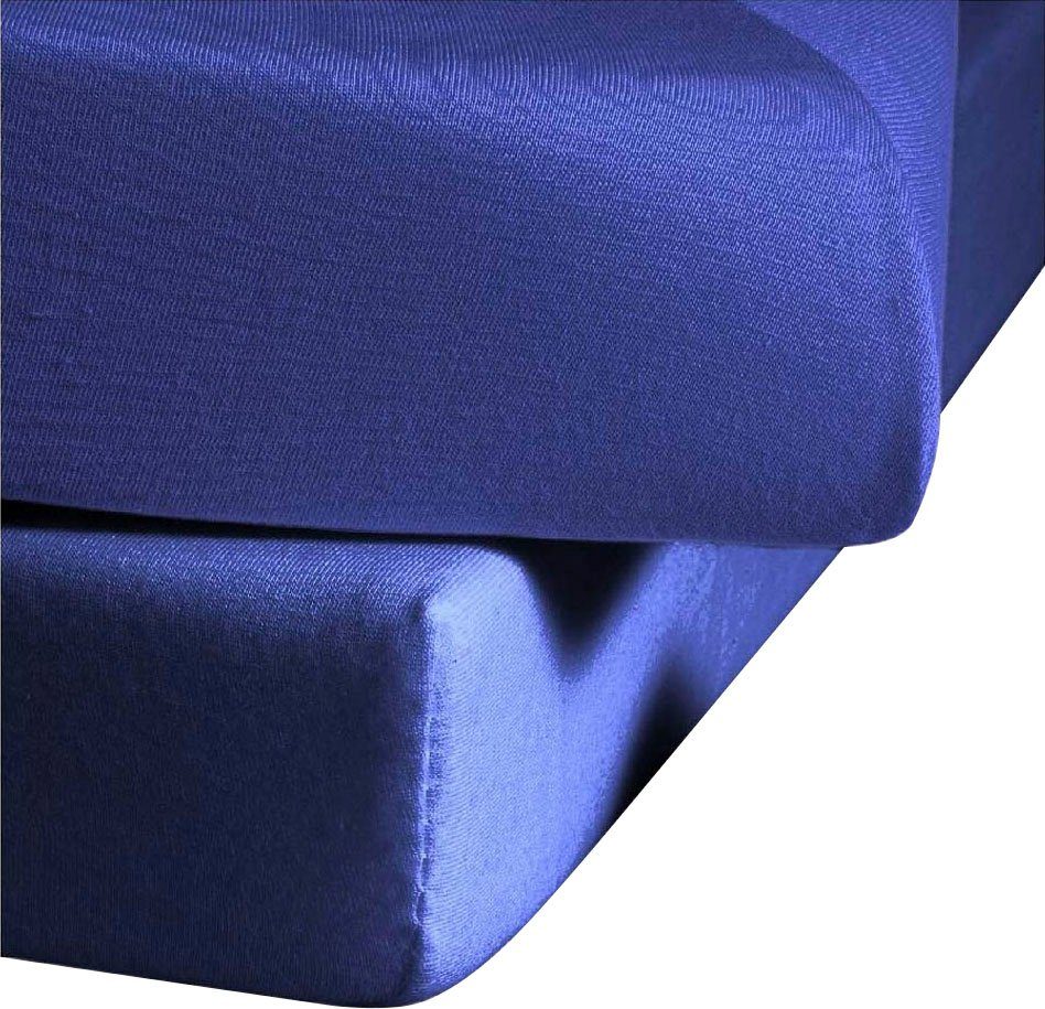 fleuresse Betttuch Colours, Mako-Satin, Gummizug: ohne, günstig online kaufen