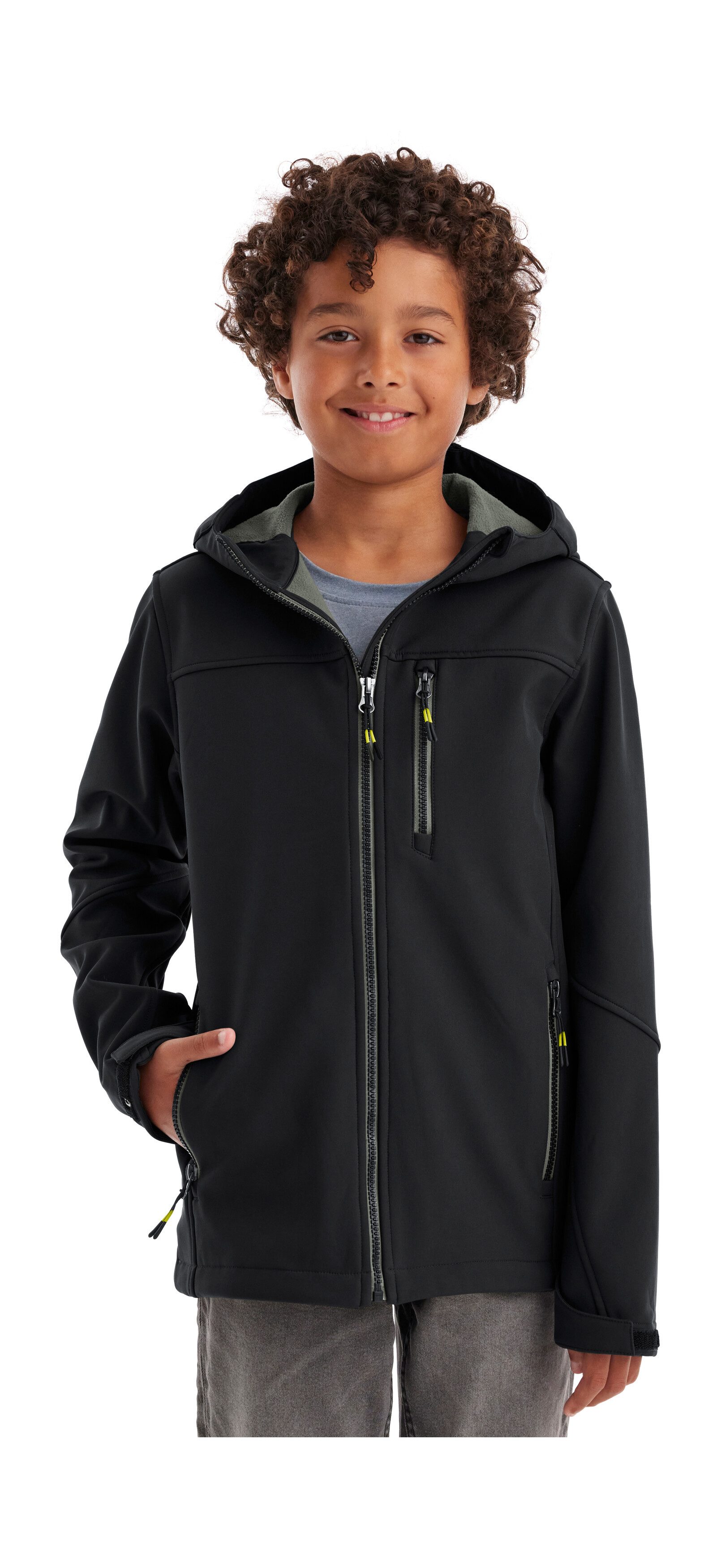 Killtec Softshelljacke Jungen Softshelljacke Wasserabweisende Softshelljacke mit Fleece und verstellbaren Details