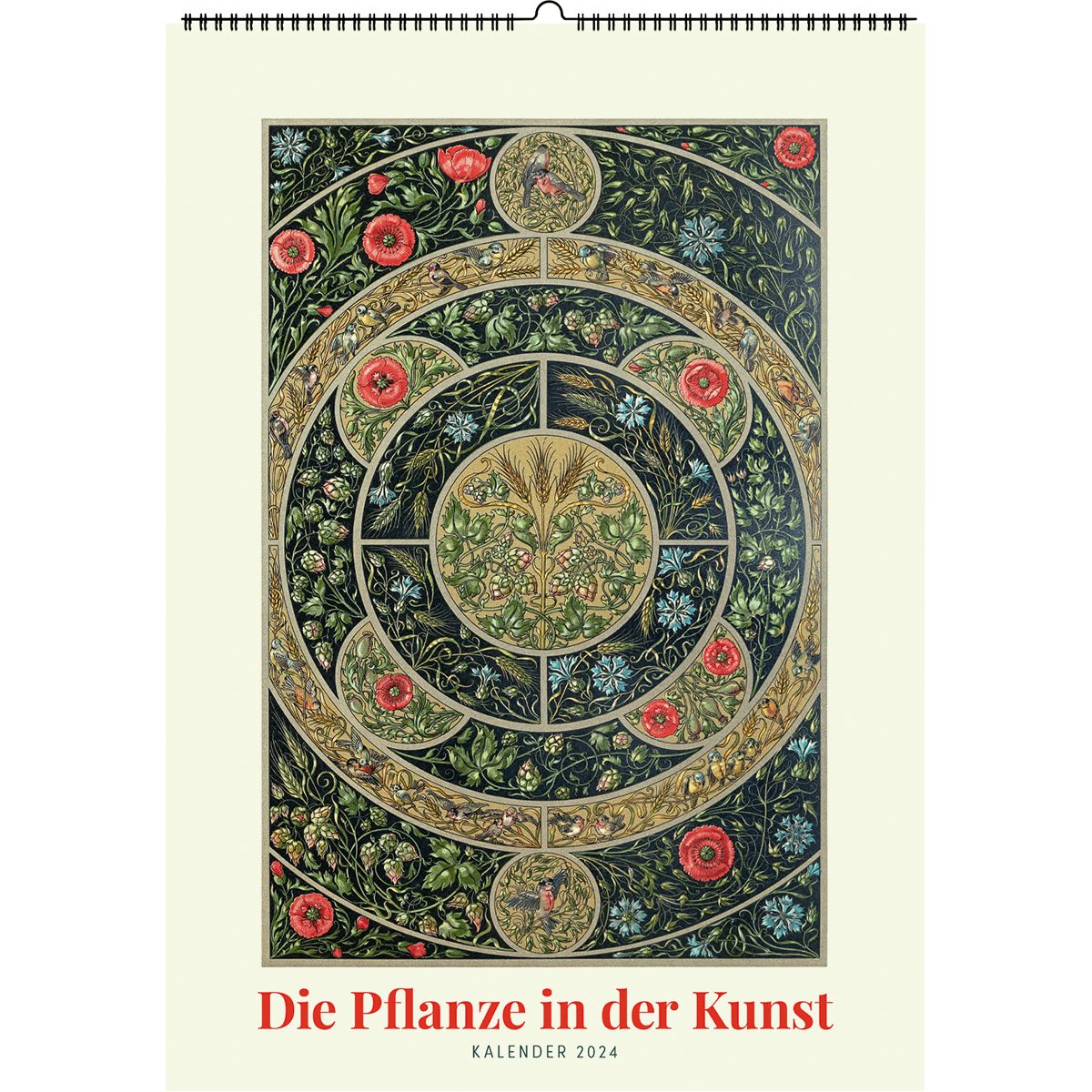 Wandkalender Die Pflanze in der Kunst. Wandkalender 2024: Jugendstil-Zeichnungen