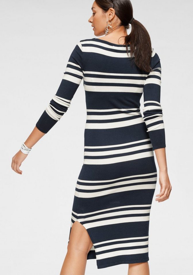 AJC Strickkleid mit maritimen Streifen in