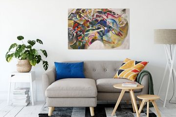Pixxprint Leinwandbild Wassily Kandinsky - Bild mit weißem Rand, Wassily Kandinsky - Bild mit weißem Rand (1 St), Leinwandbild fertig bespannt, inkl. Zackenaufhänger