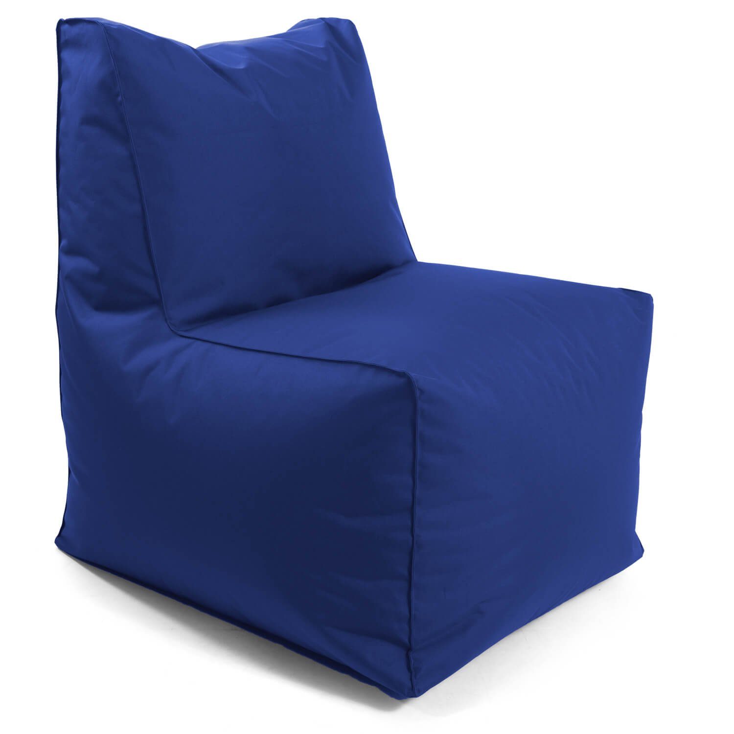 mokebo Sitzsack Der Ruhepol (für drinnen & draußen), Outdoor Sessel, Bean Bag, Relaxsessel für Kinder & Erwachsene Blau