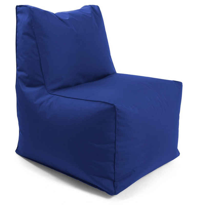 mokebo Sitzsack »Der Ruhepol«, Indoor & Outdoor Sessel, Bean Bag & Gaming-Stuhl Innovation für Kinder & Erwachsene in dunkelblau