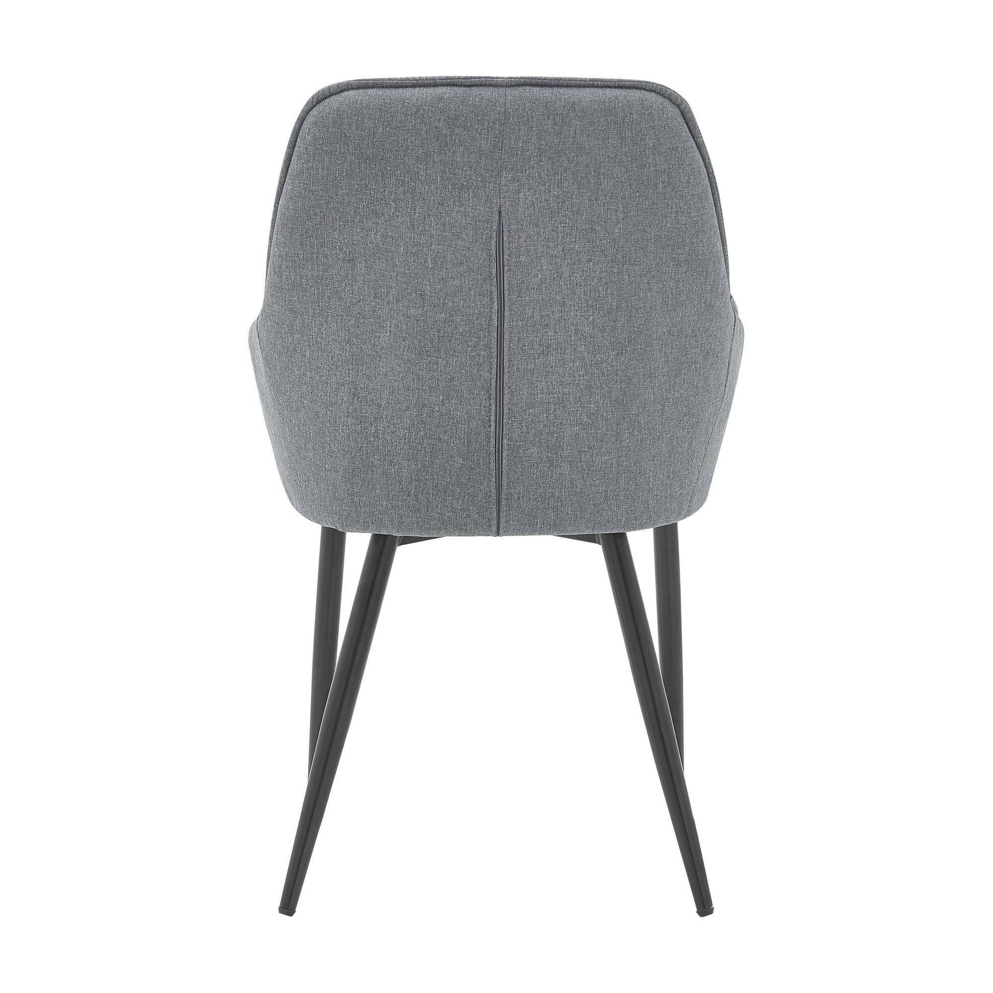 GMD Living Polsterstuhl BALOW, Armlehnenstuhl mit Leinenbezug