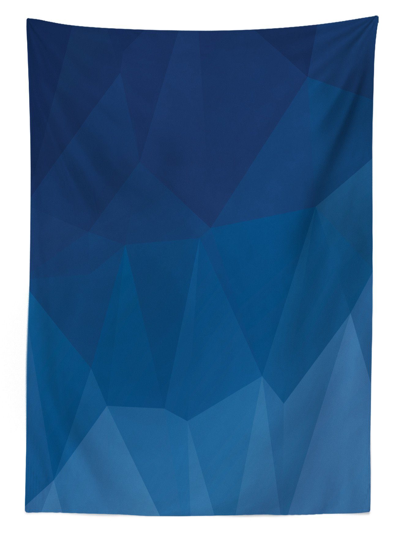 geeignet Farbfest Bereich Ombre Abakuhaus Farben, Blau Origami Tischdecke Außen Klare den Blue Waschbar Abstract Für