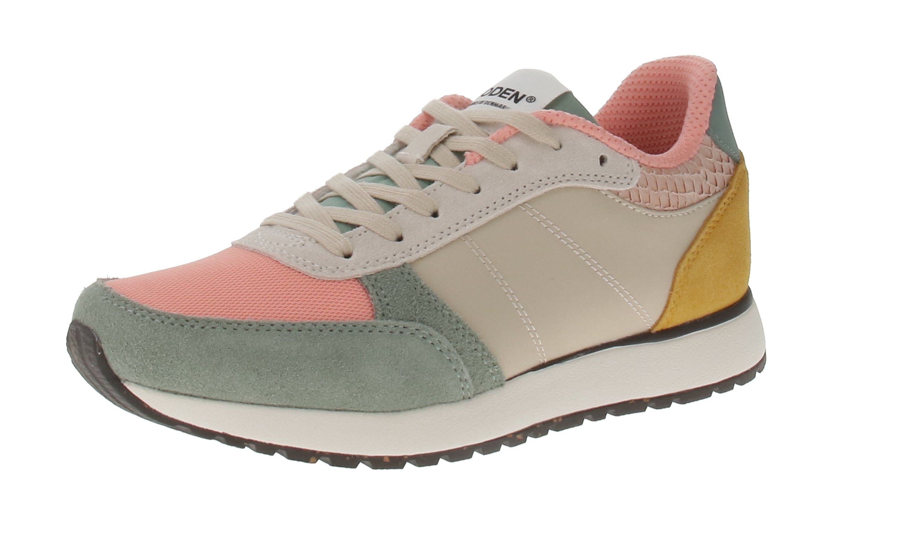 WODEN Woden WL740 Ronja - Damen Schuhe Sneaker - 317-Pink-Sand-Multi Sneaker
