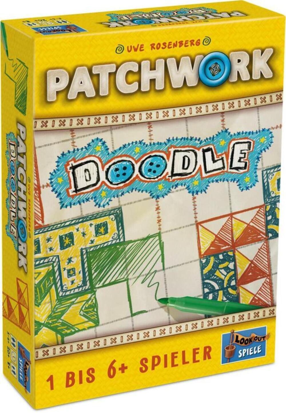 Lookout-Games Spiel, Patchwork Doodle (Spiel)