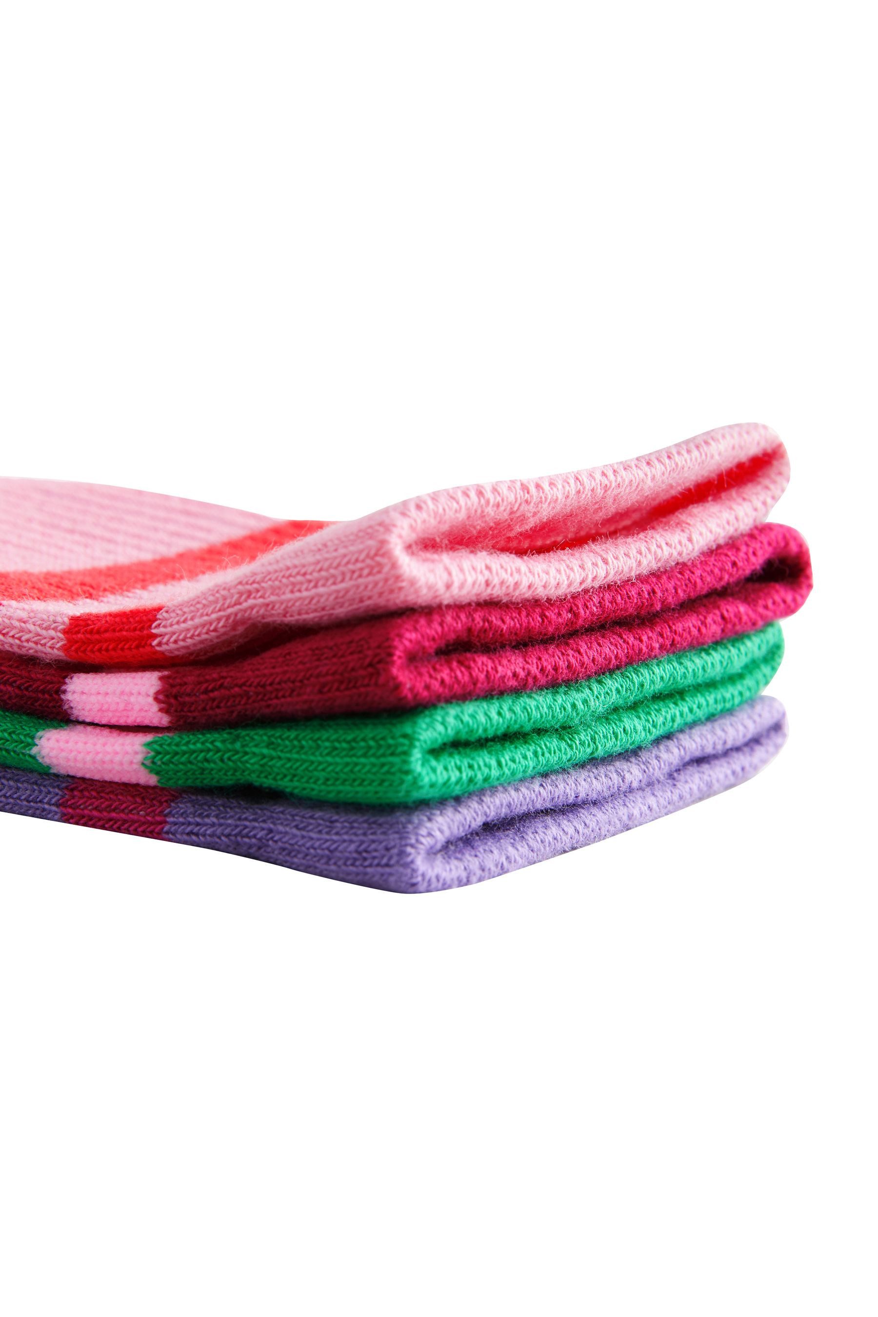 Next Kurzsocken Socken mit gepolsterter Sohle Baumwolle, 4er-Pack (4-Paar) – Bild 3 von 5