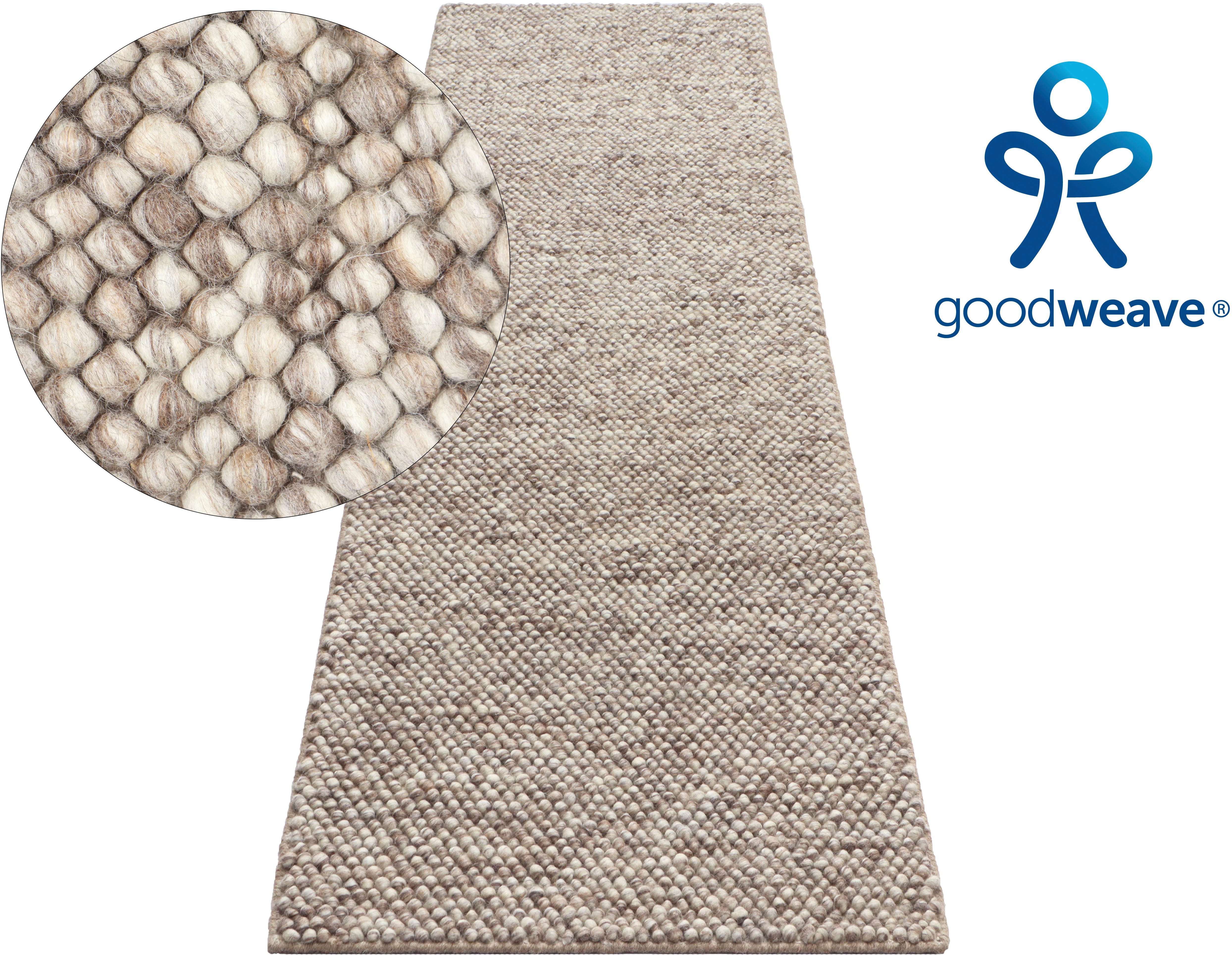 LeGer Home by Lena Gercke Läufer Ainhoa, Wolle, rechteckig, Höhe: 14 mm, handgewebt, Handweb Teppiche, Wohnzimmer, Schlafzimmer, Esszimmer