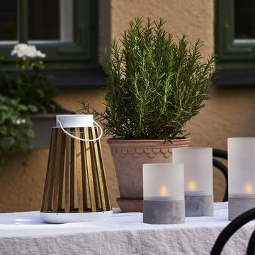 STAR TRADING LED Laterne LED Solar Laterne Hängen o. Stellen warmweiße LED 28cm Sensor Außen, LED Classic, warmweiß (2100K bis 3000K)