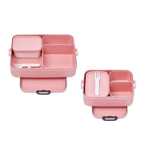 Mepal Lunchbox Take A Break Bento-Lunchboxen 2er Set, Material-Mix, (2-tlg), Spülmaschinengeeignet