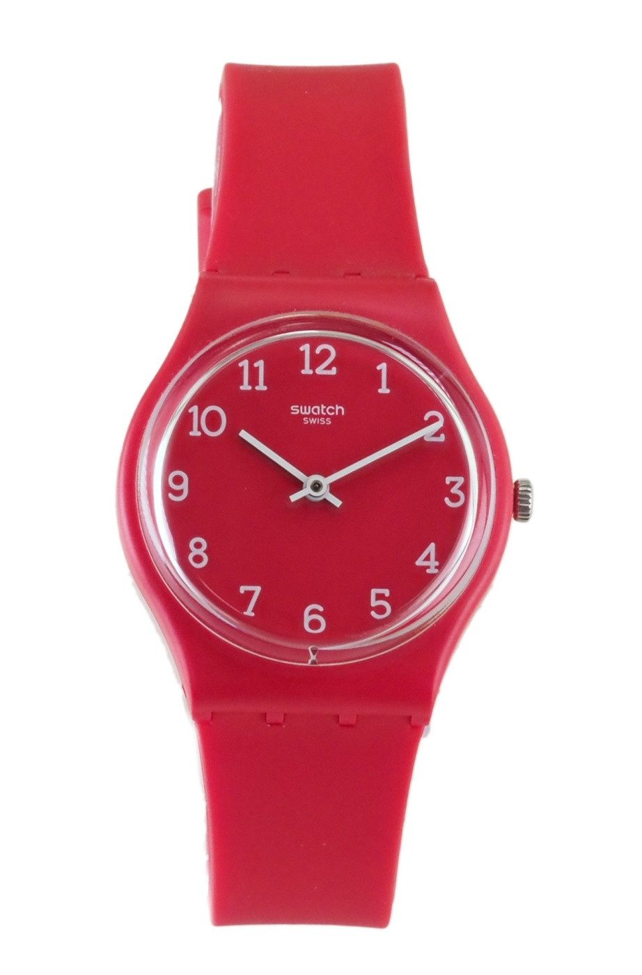 Swatch Quarzuhr Swatch Damen Quarz Uhr SUNETTY GR175 X3, (Weiß)