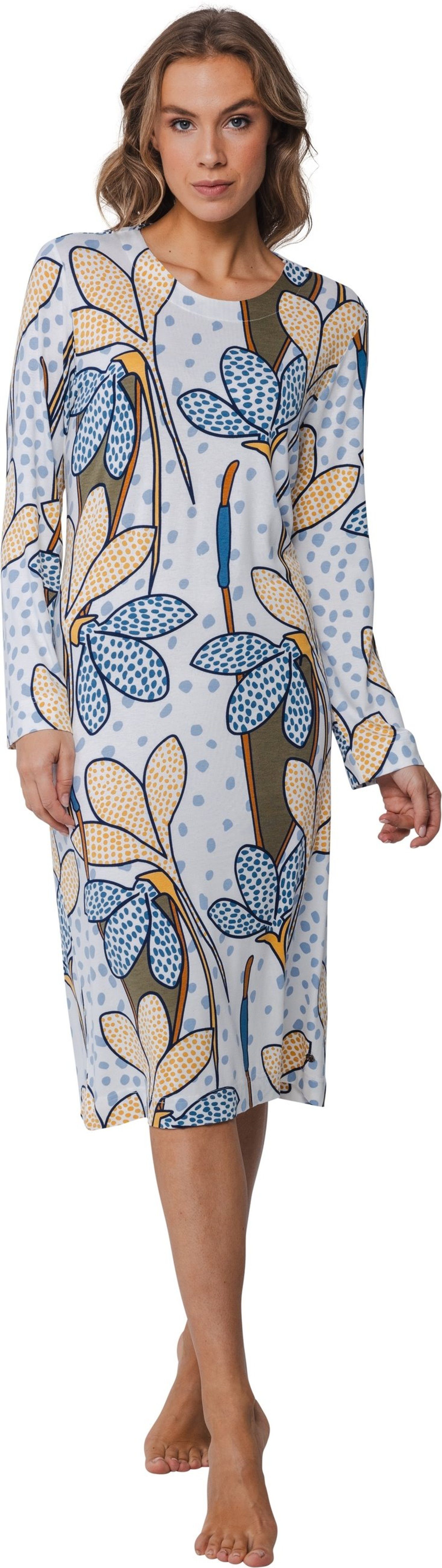 Pastunette Nachthemd Damen Schlafshirt mit langem Arm (1-tlg) Modisches Des günstig online kaufen