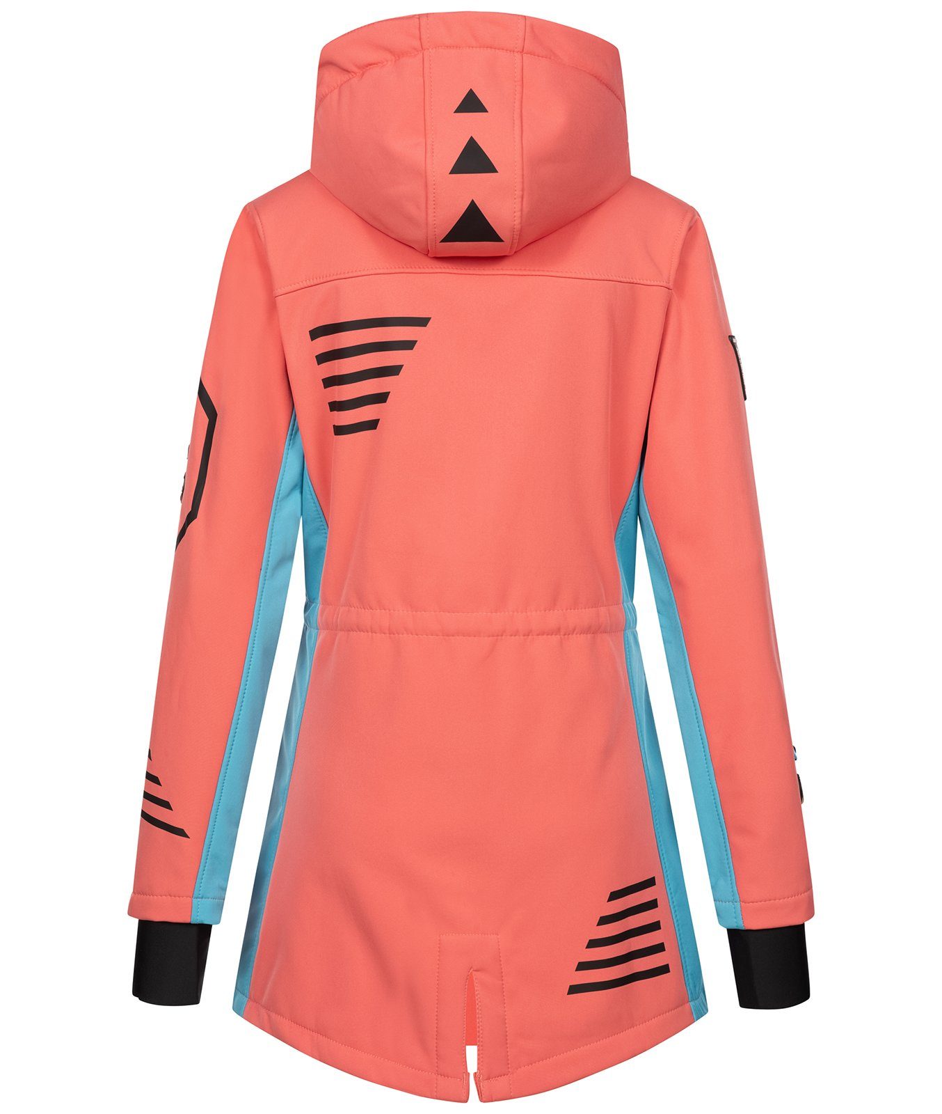 Rock Creek Softshelljacke Damen Softshellmantel Wanderjacke D-491